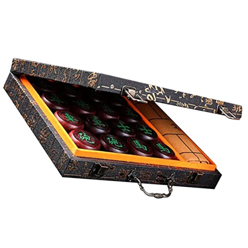Beaupretty 1 Satz Holz für Chinesisches Schach Traditionelles Schachspiel für Erwachsene Hochwertigem Schachbrett und Leder Aufbewahrung für Spielabende Beaupretty 1 Satz Holz für Chinesisches Schach Traditionelles Schachspiel für Erwachsene Hochwertigem Schachbrett und Leder Aufbewahrung für Spielabende von Beaupretty