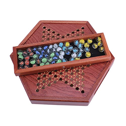 Beaupretty 1 Satz Holz für Chinesisches Schachspiel mit Marble und Schublade Hexagon Brettspiel für Erwachsene für Familienunterhaltung und Besondere Anlässe Beaupretty 1 Satz Holz für Chinesisches Schachspiel mit Marble und Schublade Hexagon Brettspiel für Erwachsene für Familienunterhaltung und Besondere Anlässe von Beaupretty