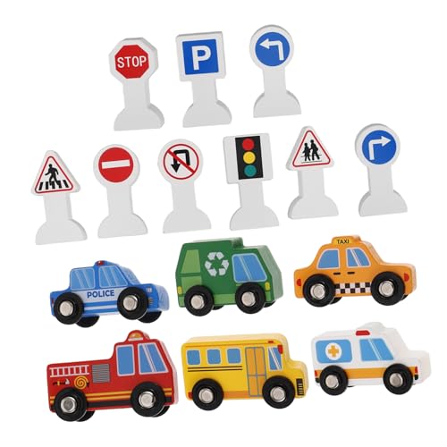Beaupretty 1 Satz Holzfahrzeuge und Verkehrsschilder für Verkehrssignale Sicheres Holzspielzeug für Interaktives Lernen und Spiel für Jungen und Mädchen Fördert Verkehrswissen und Beaupretty 1 Satz Holzfahrzeuge und Verkehrsschilder für Verkehrssignale Sicheres Holzspielzeug für Interaktives Lernen und Spiel für Jungen und Mädchen Fördert Verkehrswissen und von Beaupretty