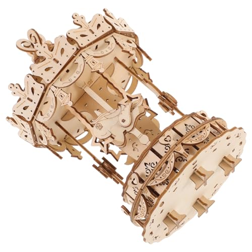 Beaupretty 1 Satz Holzpuzzle Karussell Modell Pädagogisches Jigsaw für DIY Puzzle für Kreativität für Eltern Interaktion und Dekoration Beaupretty 1 Satz Holzpuzzle Karussell Modell Pädagogisches Jigsaw für DIY Puzzle für Kreativität für Eltern Interaktion und Dekoration von Beaupretty
