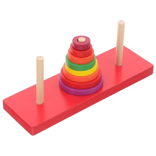 Beaupretty 1 Satz Holzspielzeug Buntes Ring Stapelturm für Pädagogisches Lernspielzeug Kreativität und Koordination für Frühe Entwicklung Beaupretty 1 Satz Holzspielzeug Buntes Ring Stapelturm für Pädagogisches Lernspielzeug Kreativität und Koordination für Frühe Entwicklung von Beaupretty