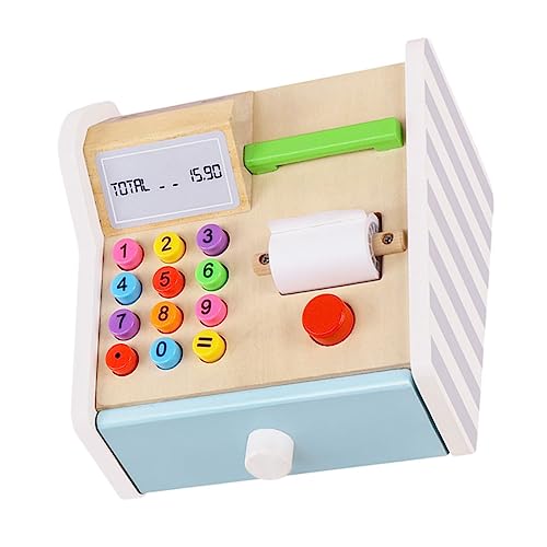 Beaupretty 1 Satz Holzspielzeug für Simulation Kasse mit Supermarkt Zubehör Lernspielzeug für Jungen und Mädchen Ab Jahren für Rollenspiele und Kreative Aktivitäten Beaupretty 1 Satz Holzspielzeug für Simulation Kasse mit Supermarkt Zubehör Lernspielzeug für Jungen und Mädchen Ab Jahren für Rollenspiele und Kreative Aktivitäten von Beaupretty