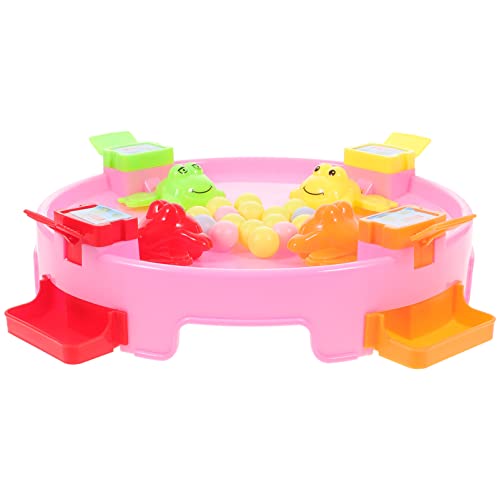 Beaupretty 1 Satz Interaktives Froschspielzeug für Lustiges Essensperlen Spielset für Eltern Junge Mädchen Interaktion Fördert Hand Augen Koordination und Strategisches Zufällige Farbe von Beaupretty
