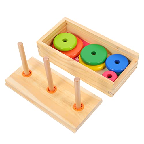 Beaupretty 1 Satz Interaktives Stapelspielzeug für Kleinkinder Bunte Ringe zur Form und Farberkennung Kreatives Lernspielzeug für Junge Mädchen und Sichere Holzmaterialien Pädagogisches für Beaupretty 1 Satz Interaktives Stapelspielzeug für Kleinkinder Bunte Ringe zur Form und Farberkennung Kreatives Lernspielzeug für Junge Mädchen und Sichere Holzmaterialien Pädagogisches für von Beaupretty