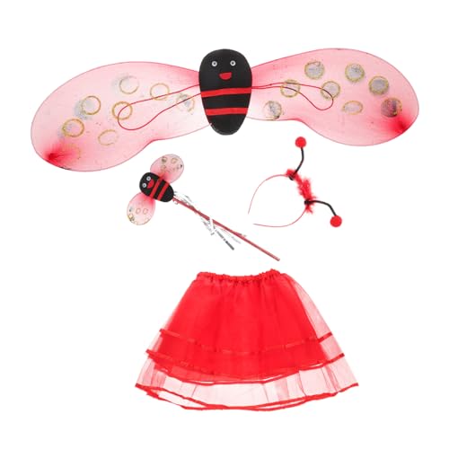 Beaupretty 1 Satz Käferflügelrockset Party Kostüm Kostüm Tutu Rock insekten kostüm Kindgerechtes Kostüm Cosplay Marienkäfer Stirnband Marienkäferkostüm für Feenstab rot Beaupretty 1 Satz Käferflügelrockset Party Kostüm Kostüm Tutu Rock insekten kostüm Kindgerechtes Kostüm Cosplay Marienkäfer Stirnband Marienkäferkostüm für Feenstab rot von Beaupretty