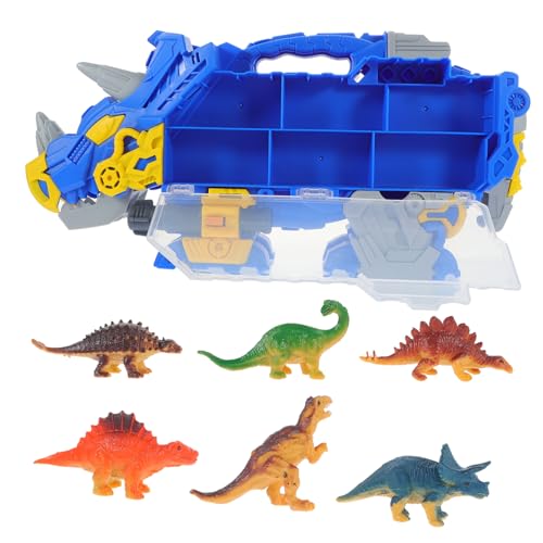 Beaupretty 1 Satz Kampf Dinosaurier Spielzeugset mit Aufbewahrungsbox Interaktives Lernspielzeug für Tragbar und Leicht für und Unterwegs von Beaupretty