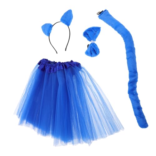 Beaupretty 1 Satz Katzenohren-party-set Katzenohren Kostüm Damen Katzenkostüm Katzenohren Halloween Katzenschwanz Und Ohren Stirnband Mit Katzenohren Katzenstirnband Und - Stoff Blue Beaupretty 1 Satz Katzenohren-party-set Katzenohren Kostüm Damen Katzenkostüm Katzenohren Halloween Katzenschwanz Und Ohren Stirnband Mit Katzenohren Katzenstirnband Und - Stoff Blue von Beaupretty