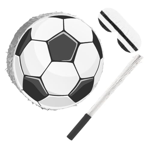 Beaupretty 1 Satz Kindergeburtstag Pinata mit Stick und Blindfold für Sportgeburtstagsfeiern Fußballspiele und Partybedarf Beaupretty 1 Satz Kindergeburtstag Pinata mit Stick und Blindfold für Sportgeburtstagsfeiern Fußballspiele und Partybedarf von Beaupretty