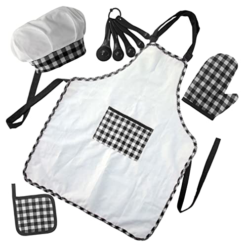 Beaupretty 1 Satz Kochset für Teiliges Kinderkochset mit Schürze und Kochmütze für Kreatives Backen und Rollenspiele für Jungen und Mädchen Beaupretty 1 Satz Kochset für Teiliges Kinderkochset mit Schürze und Kochmütze für Kreatives Backen und Rollenspiele für Jungen und Mädchen von Beaupretty