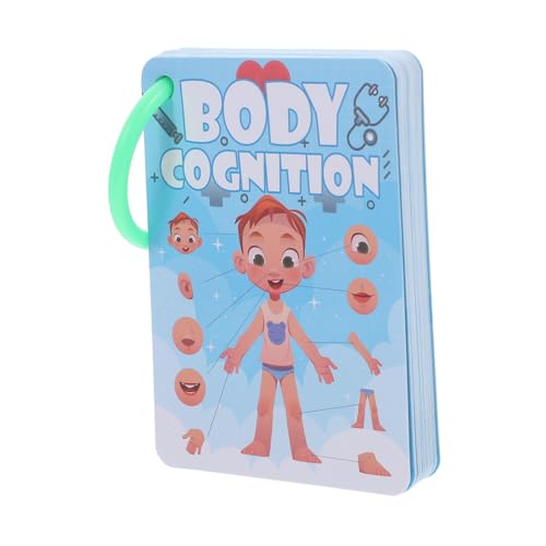 Beaupretty 1 Satz Körpererkennung Lernkarten für Kleinkinder Interaktive Kognitive Karten Frühkindlichen Bildung Geeignet für Spiel und Beaupretty 1 Satz Körpererkennung Lernkarten für Kleinkinder Interaktive Kognitive Karten Frühkindlichen Bildung Geeignet für Spiel und von Beaupretty