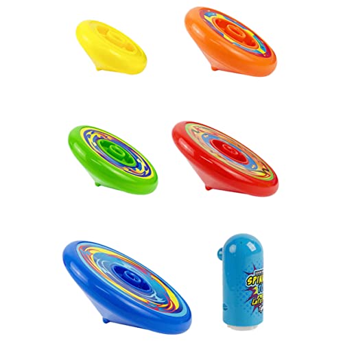 Beaupretty 1 Satz Lustigen Gyro Spielzeugen Stapelbare Rotierende Tops für Manuelles Drehen Leichtes Kunststoffspielzeug für Hand Augen Koordination Zufällige Farben Gyros von Beaupretty