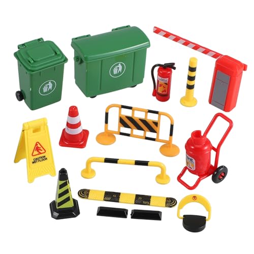 Beaupretty 1 Satz Miniatur Verkehrssicherheitsset Teiliges mit Verkehrszeichen und Barrikaden für Lernspielen und Interaktion Beaupretty 1 Satz Miniatur Verkehrssicherheitsset Teiliges mit Verkehrszeichen und Barrikaden für Lernspielen und Interaktion von Beaupretty