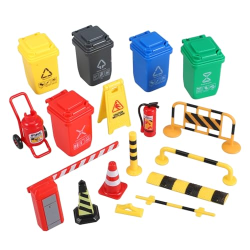 Beaupretty 1 Satz Miniatur Verkehrsszenen Teiliges Modell mit Straßensperren und Verkehrsschildern für Kreative Spielumgebungen für Lernspiele und Verkehrserziehung Beaupretty 1 Satz Miniatur Verkehrsszenen Teiliges Modell mit Straßensperren und Verkehrsschildern für Kreative Spielumgebungen für Lernspiele und Verkehrserziehung von Beaupretty