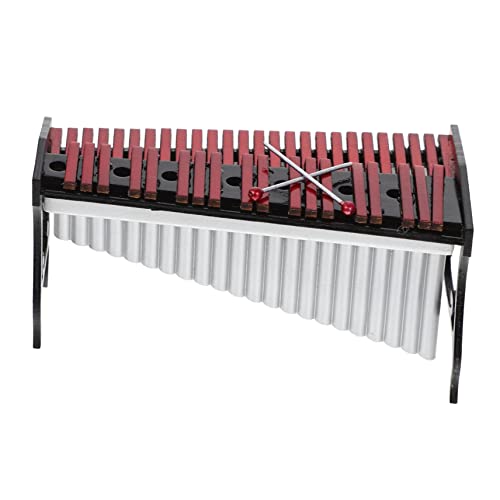 Beaupretty 1 Satz Miniatur Xylophon Modell Handgefertigtes Musikinstrument für Kinderzimmer Dekoration für Miniaturhäuser für Partys und Kreative Spielmöglichkeiten von Beaupretty