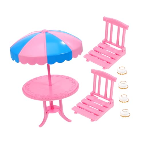 Beaupretty 1 Satz Miniaturmöbel Set für Puppenhäuser Set Goldrandige Kaffeetassen Teiliges Pinkes Tisch Stuhl aus Robustem Kunststoff für Miniaturlandschaften und Dioramen Wiederverwendbar Beaupretty 1 Satz Miniaturmöbel Set für Puppenhäuser Set Goldrandige Kaffeetassen Teiliges Pinkes Tisch Stuhl aus Robustem Kunststoff für Miniaturlandschaften und Dioramen Wiederverwendbar von Beaupretty