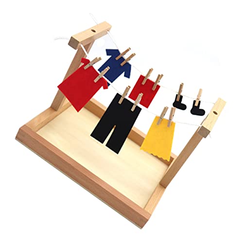 Beaupretty 1 Satz Montessori Lernspielzeug Lustiges Holzspielzeug für Verbessert Hand Augen Koordination und Kreativität für Rollenspiele und Praktische Aktivitäten von Beaupretty