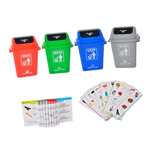 Beaupretty 1 Satz Mülltrennungsspielzeug Pädagogisches für Umweltbewusstes Lernspiel mit Bunten Elementen Fördert Materialkenntnis und Beobachtungsfähigkeit Sicher und Kreativ von Beaupretty