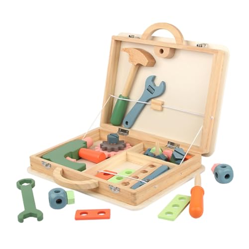 Beaupretty 1 Satz Multi Functional Werkzeugkasten für Pädagogisches Rollenspiel Zubehör Intelligenz und Praktischen Fähigkeiten Sicher für Kreatives und Eltern Junge Mädchen Interaktion von Beaupretty