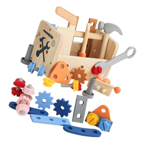 Beaupretty 1 Satz Multifunktionales Werkzeugset aus Holz Kreatives Lernspielzeug für Handfertigkeit und Vorstellungskraft für Rollenspiele und Bildung Beaupretty 1 Satz Multifunktionales Werkzeugset aus Holz Kreatives Lernspielzeug für Handfertigkeit und Vorstellungskraft für Rollenspiele und Bildung von Beaupretty