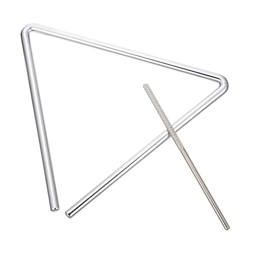Beaupretty 1 Satz Musikinstrument Set für Percussion Triangle aus Metall mit Schlägel Musikspielzeug Kreativität und Musikalität für Geburtstagsgeschenke von Beaupretty
