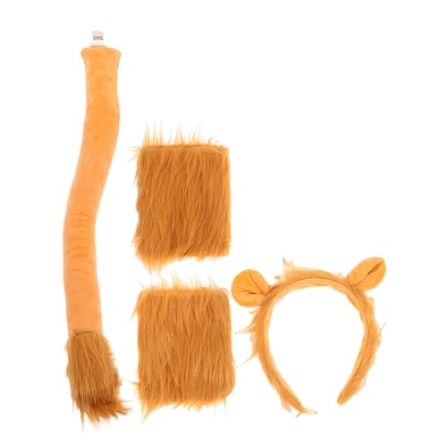 Beaupretty 1 Satz Pelzanzug Kopf Ohren und Löwenmähne Kostüm Löwen Stirnband Löwenkostüm für Tierkostüm für Mädchen Frauen Stoff Light Brown Beaupretty 1 Satz Pelzanzug Kopf Ohren und Löwenmähne Kostüm Löwen Stirnband Löwenkostüm für Tierkostüm für Mädchen Frauen Stoff Light Brown von Beaupretty