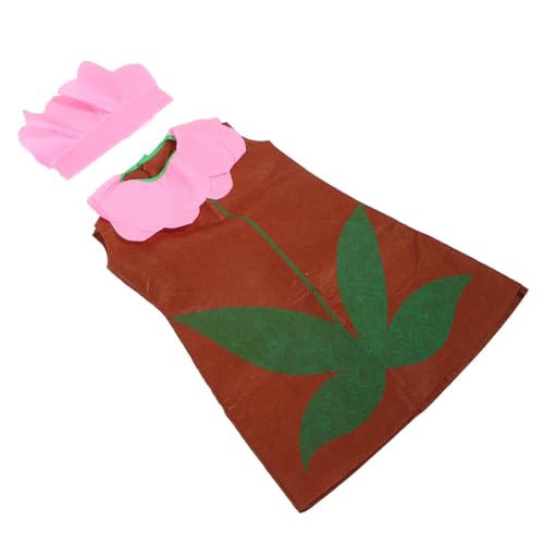 Beaupretty 1 Satz Performance-bekleidung Für Kinderschürzen Für Mädchen Kostüm Für Erwachsene Obstschneidespielzeug Für Lustige Halloween -kostüme Kochmütze Für Polyester von Beaupretty