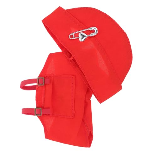 Beaupretty 1 Satz Plüschspielzeug Outfit mit Hosenträgern Hut Kreatives Rollenspiel für DIY Dekoration und Puppenkleider Spiele von Beaupretty