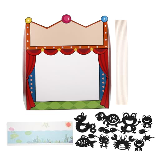 Beaupretty 1 Satz Puppentheater Set mit Schattenpuppen Zubehör Tragbare Bühne für Kreatives Geschichtenerzählen und Interaktive Wissenschaftsprojekte für Jugendliche Beaupretty 1 Satz Puppentheater Set mit Schattenpuppen Zubehör Tragbare Bühne für Kreatives Geschichtenerzählen und Interaktive Wissenschaftsprojekte für Jugendliche von Beaupretty