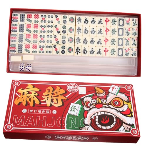 Beaupretty 1 Satz Reise Mini Mahjong Set Tragbares Mahjong Kit für Indoor und Outdoor Games mit Robusten Spielsteinen für Reisen und Partys Unterhaltsame Freizeitaktivität Beaupretty 1 Satz Reise Mini Mahjong Set Tragbares Mahjong Kit für Indoor und Outdoor Games mit Robusten Spielsteinen für Reisen und Partys Unterhaltsame Freizeitaktivität von Beaupretty