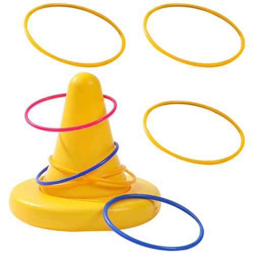 Beaupretty 1 Satz Ringwurfspiel für Wurfringen und Einzigartigem Balancierstuhl Fördert und Koordination Langlebig und Praktisch für Drinnen und Draußen von Beaupretty