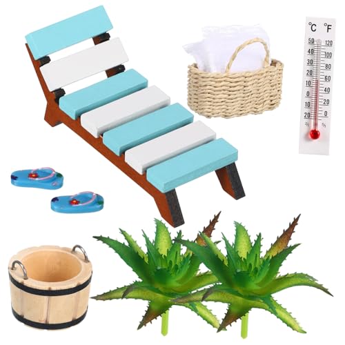 Beaupretty 1 Satz Strand Deko Teiliges Zubehör für Puppenhaus und DIY Strand Mikrolandschaft mit Liegestühlen Slippers Sicheres Holzmaterial für Kreative Gestaltung Beaupretty 1 Satz Strand Deko Teiliges Zubehör für Puppenhaus und DIY Strand Mikrolandschaft mit Liegestühlen Slippers Sicheres Holzmaterial für Kreative Gestaltung von Beaupretty