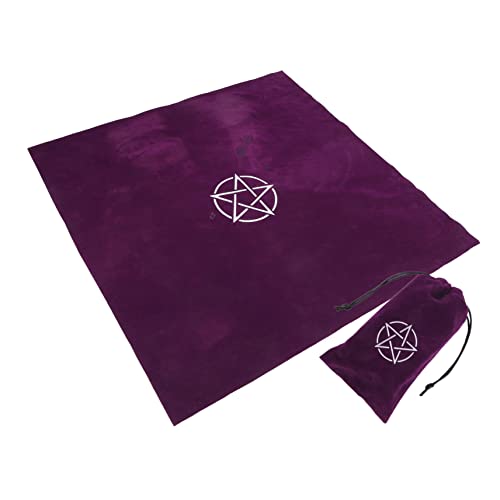 Beaupretty 1 Satz Tarot Tischdecke Five Point Design Divination Tuch für Tarotspiele Leicht und rutschfest Zubehör für Magische Rituale und Partys von Beaupretty