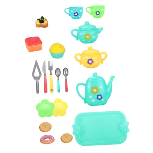 Beaupretty 1 Satz Teeservice Spielzeugset mit und Tassen für Fantasievolles Umweltfreundliches Material für Geeignet für Rollenspiele und Kreative Entwicklung von Beaupretty
