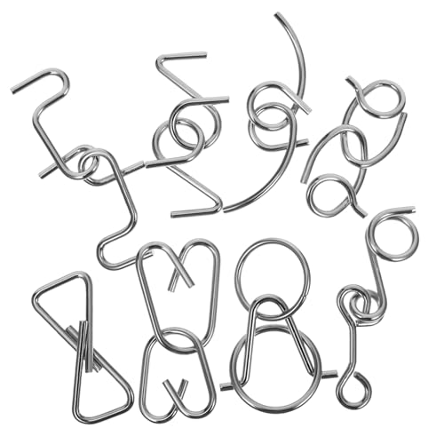 Beaupretty 1 Satz Teilige Metall Puzzle Spieleset Intelligentes Interlock Rätselspiel für Fördert Problemlösungsfähigkeiten und Kreativität für Drinnen und Draußen Stabile und Langlebige Beaupretty 1 Satz Teilige Metall Puzzle Spieleset Intelligentes Interlock Rätselspiel für Fördert Problemlösungsfähigkeiten und Kreativität für Drinnen und Draußen Stabile und Langlebige von Beaupretty