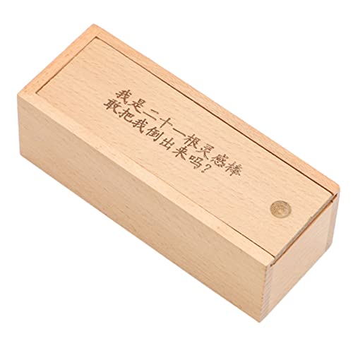 Beaupretty 1 Satz Teiliges Brain Teaser aus Holz Kreative Luban Box mit Stäben für Erwachsene und Pädagogisches Denkspiel Intelligenz und Problemlösungsfähigkeiten Beaupretty 1 Satz Teiliges Brain Teaser aus Holz Kreative Luban Box mit Stäben für Erwachsene und Pädagogisches Denkspiel Intelligenz und Problemlösungsfähigkeiten von Beaupretty