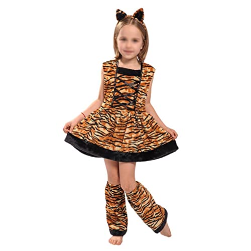 Beaupretty 1 Satz Tiger Girl Kostüm Cosplay-Zubehör Performance-Kleidung Kinderkostüm Kostüm für Rollenspiele Tiger-Cosplay-Kostüm Mädchenkostüm Brown Beaupretty 1 Satz Tiger Girl Kostüm Cosplay-Zubehör Performance-Kleidung Kinderkostüm Kostüm für Rollenspiele Tiger-Cosplay-Kostüm Mädchenkostüm Brown von Beaupretty