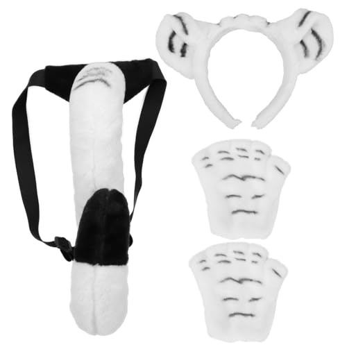 Beaupretty 1 Satz Tiger Kostümset für Tierkostüm mit Tiger Haarreif Pfotenhandschuhen für Karneval Halloween Mottopartys für Kleine Beaupretty 1 Satz Tiger Kostümset für Tierkostüm mit Tiger Haarreif Pfotenhandschuhen für Karneval Halloween Mottopartys für Kleine von Beaupretty