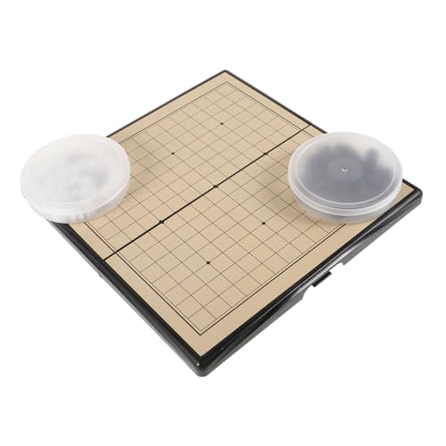 Beaupretty 1 Satz Tragbares Magnetisches Go Set für Anfänger Fünf in Reihe Schachspiel mit Praktischer Aufbewahrungsbox für Standardbrett und Magnetsteinen Beaupretty 1 Satz Tragbares Magnetisches Go Set für Anfänger Fünf in Reihe Schachspiel mit Praktischer Aufbewahrungsbox für Standardbrett und Magnetsteinen von Beaupretty