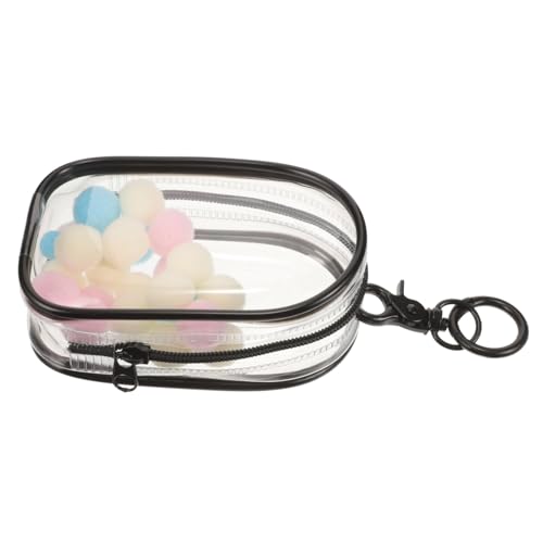 Beaupretty 1 Satz Transparent Puppen Tragetasche mit Reißverschluss Klare Aufbewahrungstasche für Figuren für Präsentation und Schutz Ihrer Sammlerstücke mit Praktischem Haken und von Beaupretty