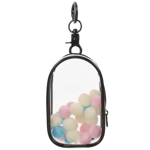 Beaupretty 1 Satz Transparenten Figuren Display Taschen mit Schnalle Tragbare Kleine Aufbewahrungstasche für Puppen Hängende Reißverschlusstasche für Sammler und Unterwegs von Beaupretty