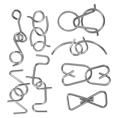 Beaupretty 1 Satz Verbindungs Puzzles Teaser Teiliges Metall Rätselspiel für Fördert Kreativität und Problemlösungsfähigkeiten Beaupretty 1 Satz Verbindungs Puzzles Teaser Teiliges Metall Rätselspiel für Fördert Kreativität und Problemlösungsfähigkeiten von Beaupretty