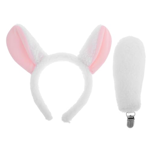 Beaupretty 1 Satz Verkleidungsset für Schafkinder Kostüm tierische Ohren tragen Stirnband mit Lammohren Ziege Stirnband Schafzubehör Sherpa-Stoff; Sicherheitsclip Weiß Beaupretty 1 Satz Verkleidungsset für Schafkinder Kostüm tierische Ohren tragen Stirnband mit Lammohren Ziege Stirnband Schafzubehör Sherpa-Stoff; Sicherheitsclip Weiß von Beaupretty