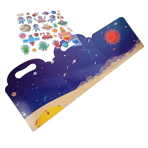 Beaupretty 1 Satz Wiederverwendbares Stickerbuch für Kreatives DIY mit Bunten Aufklebern für Fantasie und Hand Augen Koordination Spaß für Mädchen und Jungen Beaupretty 1 Satz Wiederverwendbares Stickerbuch für Kreatives DIY mit Bunten Aufklebern für Fantasie und Hand Augen Koordination Spaß für Mädchen und Jungen von Beaupretty