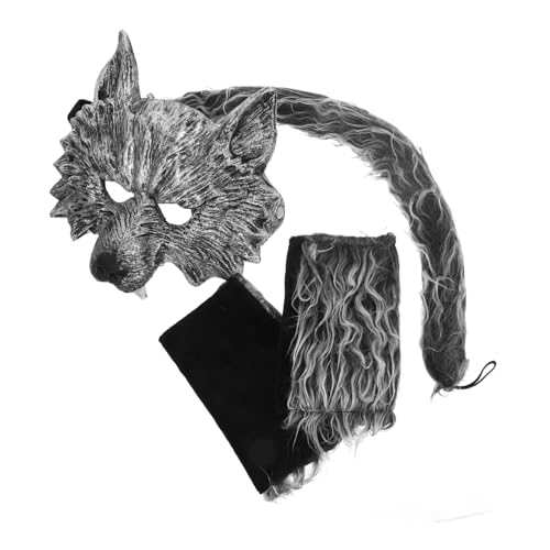 Beaupretty 1 Satz Wolf Kostüm Set Teiliges Cosplay Kostüm mit Maske Handschuhen und Tierkostüm für Halloween Karneval und Rollenspiele Bequem und Auffällig Beaupretty 1 Satz Wolf Kostüm Set Teiliges Cosplay Kostüm mit Maske Handschuhen und Tierkostüm für Halloween Karneval und Rollenspiele Bequem und Auffällig von Beaupretty