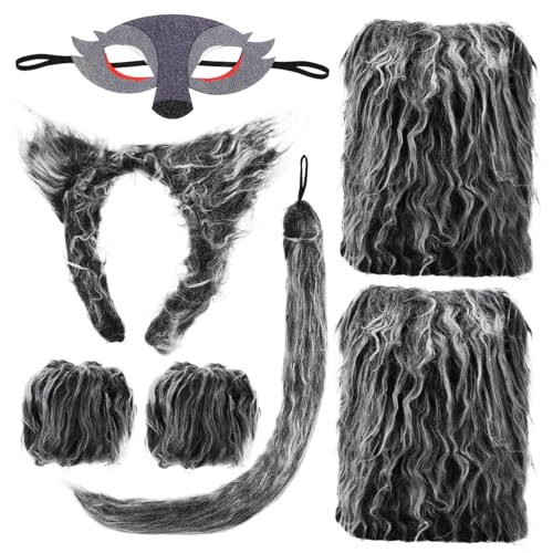 Beaupretty 1 Satz Wolf Kostüm für Wolfsohren Zubehör für Kostümpartys Cosplay Halloween Weiches Bequemes Material Accessoire für Kleine Werwölfe Beaupretty 1 Satz Wolf Kostüm für Wolfsohren Zubehör für Kostümpartys Cosplay Halloween Weiches Bequemes Material Accessoire für Kleine Werwölfe von Beaupretty