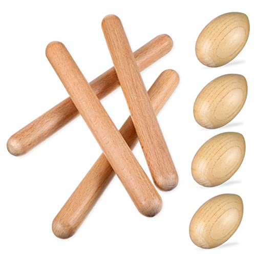 Beaupretty 1 Satz Wooden Musical Instrument Set Holzschüttel Eier Rhythmus Sticks für Kleinkinder Fördert Rhythmusgefühl und Hand Augen Koordination für Jungen und Mädchen Beaupretty 1 Satz Wooden Musical Instrument Set Holzschüttel Eier Rhythmus Sticks für Kleinkinder Fördert Rhythmusgefühl und Hand Augen Koordination für Jungen und Mädchen von Beaupretty