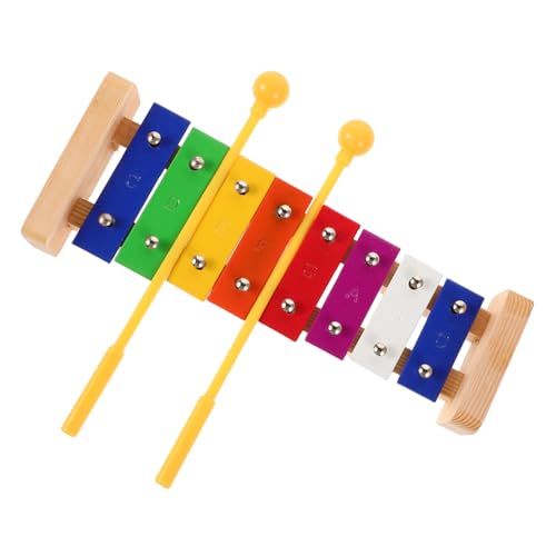Beaupretty 1 Satz Xylophon für Holzpercussionsinstrument Musikspielzeug Musikalischer Fähigkeiten Geeignet für Jungen und Mädchen mit Metallischen Klängen und Robustem Design von Beaupretty