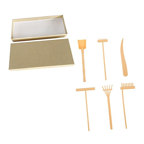 Beaupretty 1 Satz Zen Garten Rechen Set Teiliges Sand Zeichnen Werkzeug für Kreative Entspannung Gelbem Zubehör und Box für Meditation und Bürodekoration Beaupretty 1 Satz Zen Garten Rechen Set Teiliges Sand Zeichnen Werkzeug für Kreative Entspannung Gelbem Zubehör und Box für Meditation und Bürodekoration von Beaupretty