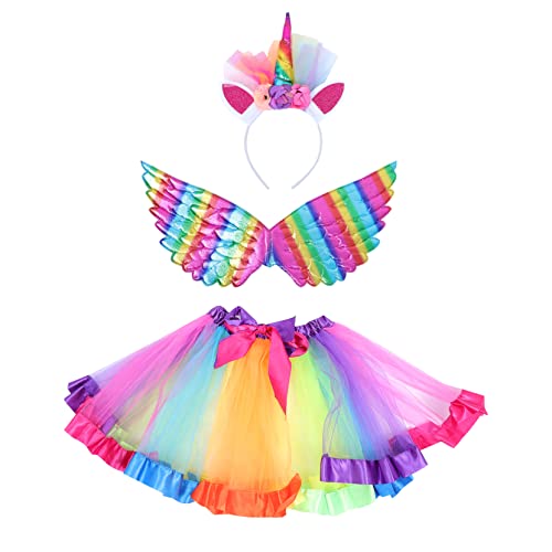 Beaupretty 1 Satz einhorn stirnband Feenflügel Rock Hexenkostüm einhornkostüm mit flügeln Kleid faschingskostüme unicorn Polyester Beaupretty 1 Satz einhorn stirnband Feenflügel Rock Hexenkostüm einhornkostüm mit flügeln Kleid faschingskostüme unicorn Polyester von Beaupretty