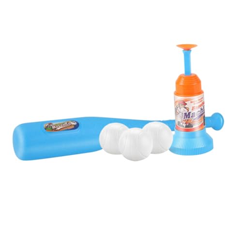 Beaupretty 1 Schachtel Baseball Pitching Maschine mit Schläger Abschussgerät und Bällen Outdoor Indoor Baseball Trainer für Fördert Schlagtechnik und Koordination Sicher und Zufällige Farbe von Beaupretty